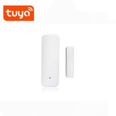 China 2019 Tuya WiFi door sensor home security 2.4GHz smart wireless wifi APP control / window sensor for sale