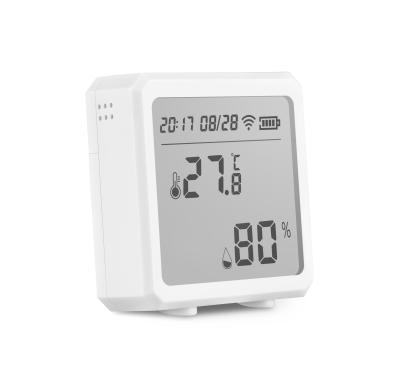 China Home Appliances Tuya Wifi Temperature Sensor Humidity Meter Thermometer for Home Wireless Greenhouse Humidity Measurement for sale