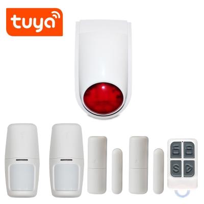 China Tuya/Smart Life Classic! Anti-tamper function - Tuya WIFI Siren APP control - Intruder Sound&Light Outdoor Wifi Siren for sale