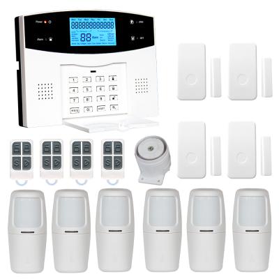 China NEW Alarma Shop/Office/Home/Factory/Bank.etc Wifi +GSM+PSTN Burglar Calling Alarm System Motion Light Anti-theft Mobile Sensor 2021 for sale