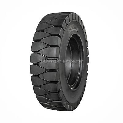 China Malaysia rubber China nature made 550-15 600-15 solid pneumatic forklift industrial tire with cheap price for sale