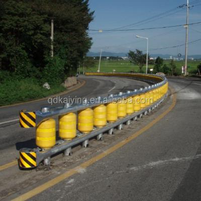 China High quality safty road traffice PU foam/EVA road safety rolling barrier manufacturer and supplier for sale