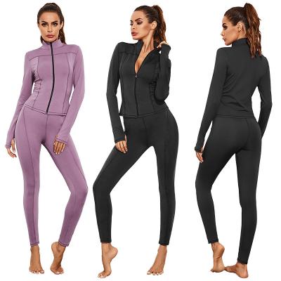 China fashion & Casual Elastic Fashionable Ladies Stretch Track Yoga Suits For Women Muslim Yoga Fitness Wear Jumpsuit for sale