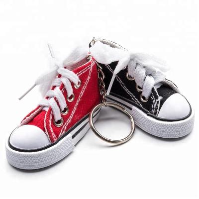 China Gift New Products 3d Canvas Heightening Shoes Key Chain for sale