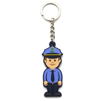 China Eco Friendly Welcome To Customize Soft Key Bobby Pvc Chain for sale