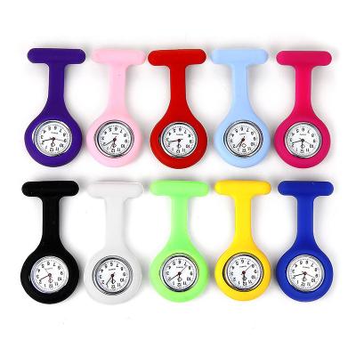 China Wholesale Medical Watch Gift Silicone Breast Brooch Digital Nurse Watch for sale