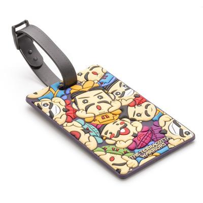 China Custom Real Acrylic Funny Kids Cork Factory Bulk Airport Luggage Tags Cruise Eco-Friendly for sale