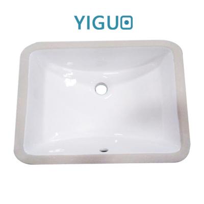 China Modern Sanitary Ware Bathroom Vanity Ceramic Sink, Rectangular Bathroom Hand Sink #1612 for sale