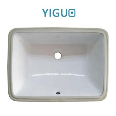 China Without faucet hole CUPC bathroom sink / rectangular porcelain washbasin / ceramic sink 2015 undermount vanity for sale