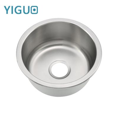 China Without Undermount Round Single Bowl Shape SUS304 Faucet Bowl Stainless Steel Bar Sink, Made in Malaysia, No Antidumping Tariff #160 for sale