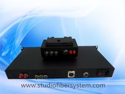 China JVC studio camera fiber system (JM-EFP-J4) with3g-sdi&tally&genlock&remote&intercom over fiber for Remote OB VAN system for sale