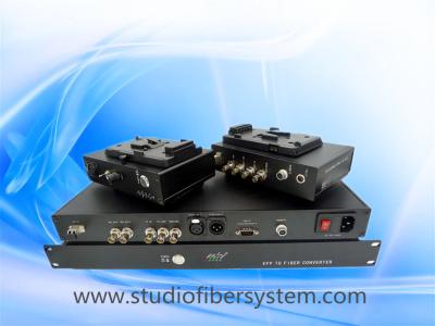 China JVC CCU tally CVBS intercomto fiber converter for sale