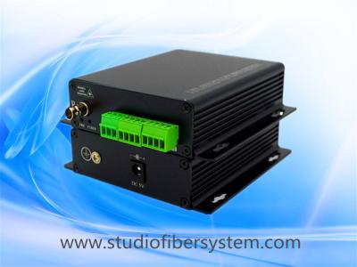 China 2CH Bidi balanced audio over fiber extenders with Phoenix connectors for remote broadcast/studio system for sale