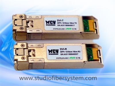 China 10KM dual 1310nm 10G SFP+ Transceiver module applied in Telecommunications room,data center ,DVI,HDMI fiber converter for sale