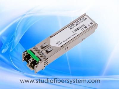 China 155M 1310nm SFP transceiver module over 1 single mode fiber to 120KM for sale