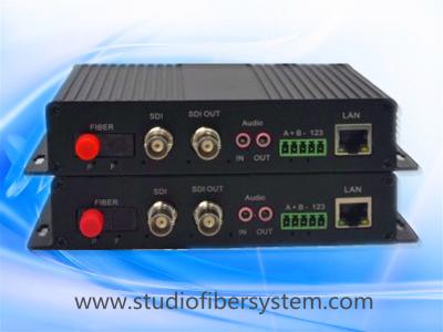 China 2CH multifunctional SDI fiber optical converter for 2CH SDI&Bidirectional audio&Ethernet&RS232/485/422 over fiber for sale