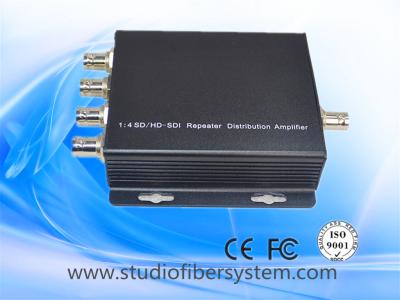 China 1x4 3G/HD/SD SDI distribution amplifier for 1ch sdi signal input and output 4 sdi signals for sale