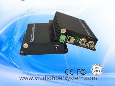 China 1CH ASI Video To Fiber Converter over 1 LC singlemode fiber to 10~100KM for broadcast system for sale