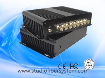 China 4CH 3G/HD SDI to fiber converter with sdi loop and reverse rs485 for sale