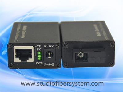 China Mini 1port gigabit ethernet fiber media converter for 1000M ethernet over SC SM fiber to 20~80KM for sale