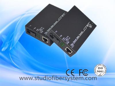 China Fast 10/100Mbps Ethernet to Fiber Media Converter extension over SM fiber to 20~80KM,support card type and stand alone for sale