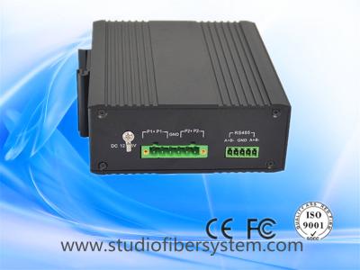 China 1Port Din Rail Industrial Gigabit Fiber Media Converter over SM/MM fiber to 20~80Km for sale