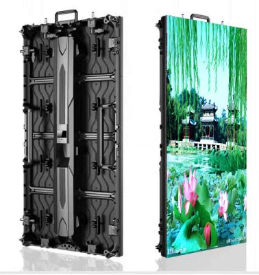 China Full color 500x1000 die casting aluminum magnetic Indoor P3.91 rental led display screen video wall for sale