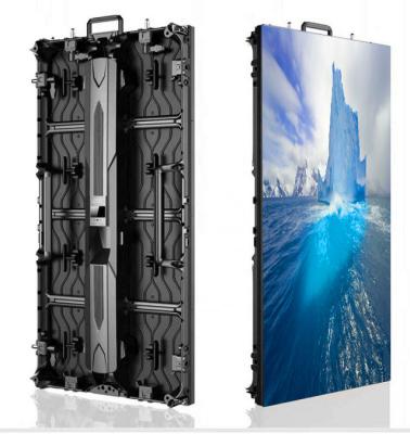 China 500x1000 die casting front&real maintenance outdoor P5.95 rental led display screen video wall for sale