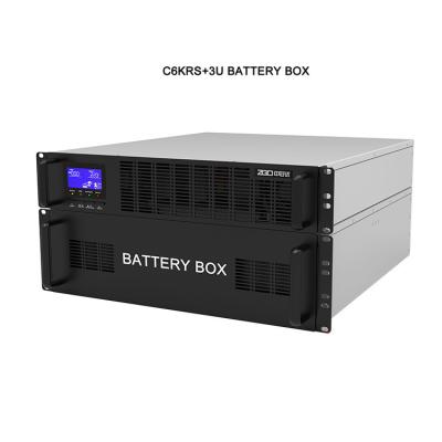 China 5.4kW 6KVA Rack Mount UPS DC Pure Sine Wave Data Center Rack Ups for sale