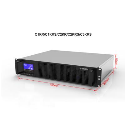 China 220VAC 1kva~3kva Pure Sine Wave Ups Rack Mount for sale