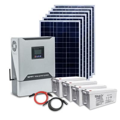 China 170-275VAC 5kw Off Grid Solar Inverter / 45-65Hz MPPT Solar DC AC Inverter for sale