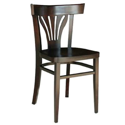 China Removable hot sale hotel wooden restaurant chair solid wood cover design dining chair wood for sale