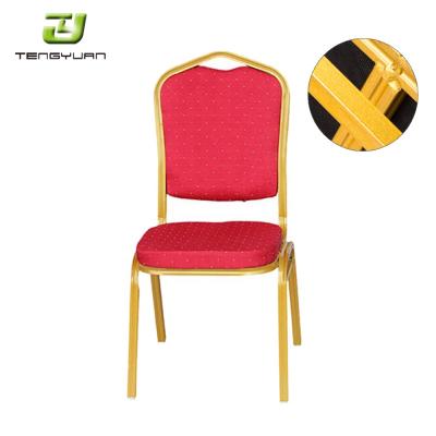 China Modern Africa Cheap Wholesale Wedding Chairs Metal Banquet Chairs Stackable for sale