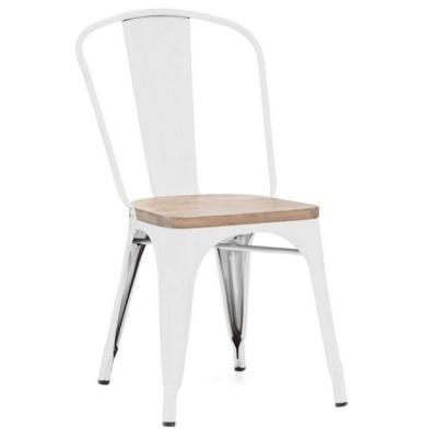 China Modern French Restaurant Cafe Bar Industrial Metal Bistro Chair for sale