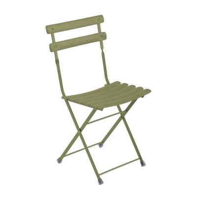 China Outdoor Weather Furniture Garden Folding Chair Outdoor Home Using Low Popular Easy Metal Outdoor Chair for sale