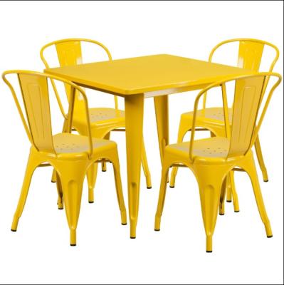 China Modern Exterior Using Commercial Metal Industrial Table for sale