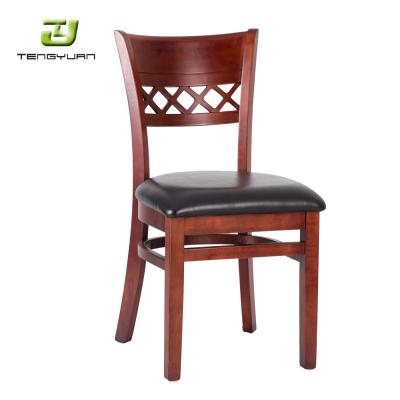 China (Other)Adjustable Chinese Solid Wood Cross Back Wooden Dining Chair for sale