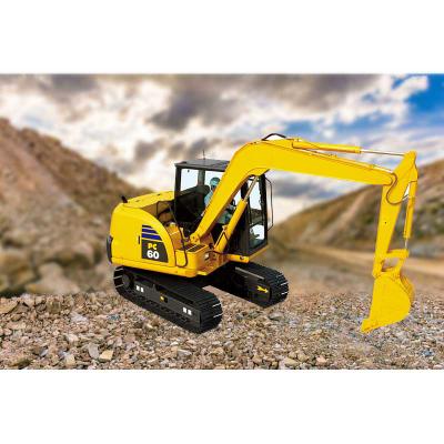 China 5-6 ton used Komatsu excavator pc50 pc50-2 pc55 pc60 pc60-7 pc60-8 mini crawler small excavator digger machine 0.25-0.37m; ³ for sale