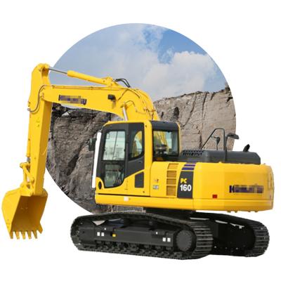 China Low Price PC160-7 Komatsu Excavator, Low Working Hours Used Komatsu PC160 Crawler Excavator 0.65mÂ ³ for sale