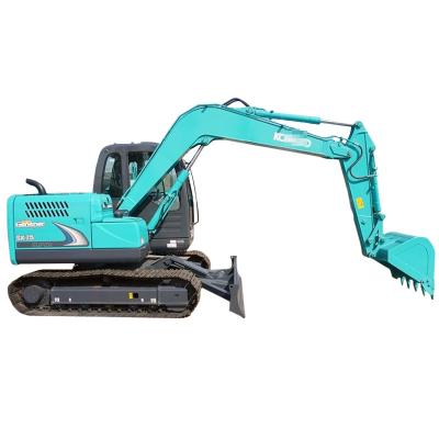 China Japanese Kobelco 7 ton SK75-8 with crawler high quality second hand excavator 0.4mÂ ³ for sale