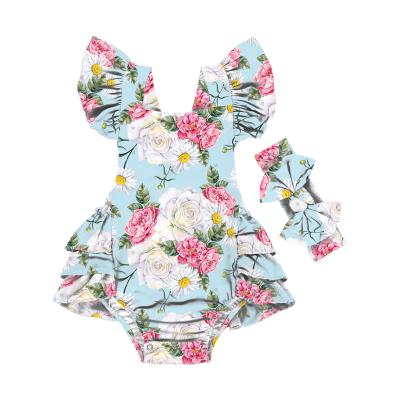 China Spandex/Polyester Baby Jumpsuit Romper Baby Clothes Romper Baby Romper for sale