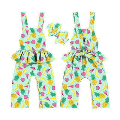 China Custom Spandex / Polyester Boho Clothing Bodysuits Summer Baby Clothing for sale