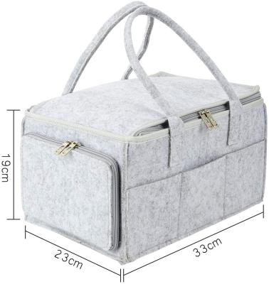 China Fasion Baby Diaper Trolley Organizer Portable Large Car Travel Bag Diaper Diaper Cart for sale