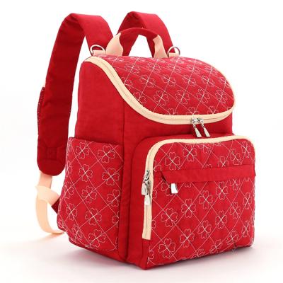 China Wholesale Waterproof Water Resistant Travel Backpack Bags Multifunctional Large Diaper Backpack Bag Baby Diaper Bag for sale