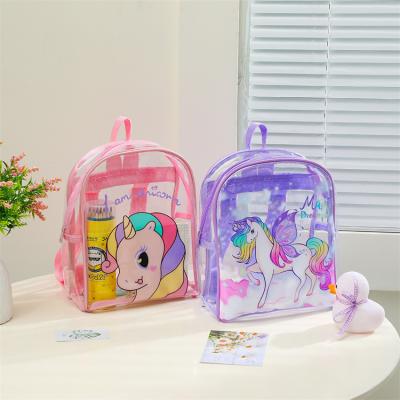 China Small Bookbags Shell Pvc Clear Backpack Bags Student Bagpack Begs Small Waterproof Travel Waterproof Fashion For Girls for sale