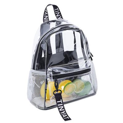 China PVC Best Selling Cute Waterproof Jelly Mini Backpack Beach Bag For Girls Transparent Clear Colorful Backpack for sale