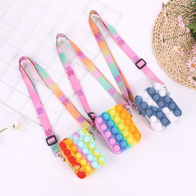 China Newest Colorful Fashinable Luxury Silicone Should Cross - Creative Mini Cute Girls Kids Coin Body Bags Purses For Girls for sale