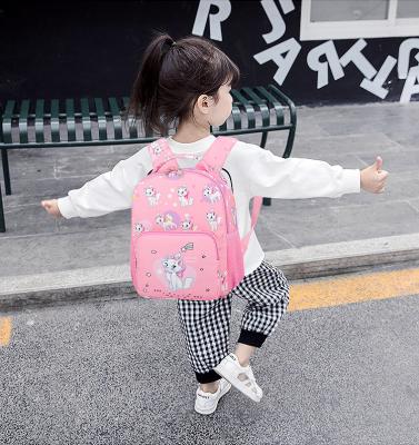 China 2021 Fashion Kindergarten Waterproof Nylon School Backpack Customized Logo Kid Bags for sale