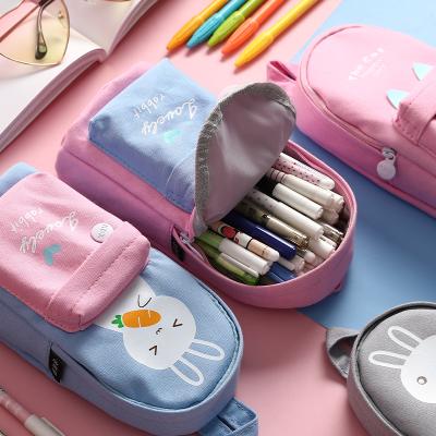 China Schools & Offices 2021 Best Selling Stationery Pencil Bags Cartoon Colorful Gift Kids Pencil Case For Students for sale