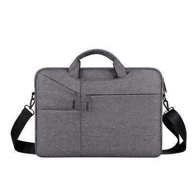 China Polyester Plain Color Oxford Cloth Laptop Case Messenger Shoulder Briefcase Satchel Waterproof Laptop Bags for sale